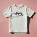 A small size picture of a t shirt in a pink background