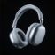 A thumbnail of a gray headphone with a blackground