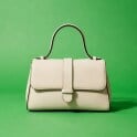 Thumbnail of a white bag with a green screen background
