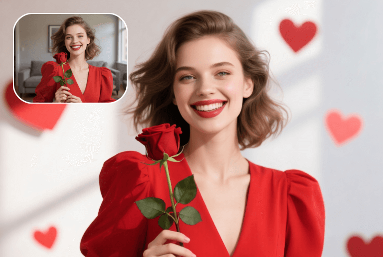 AI festive background