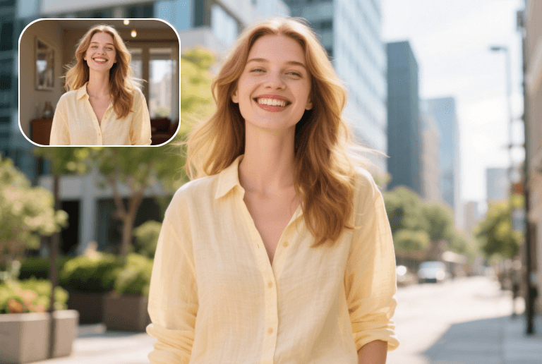 AI outdoor background