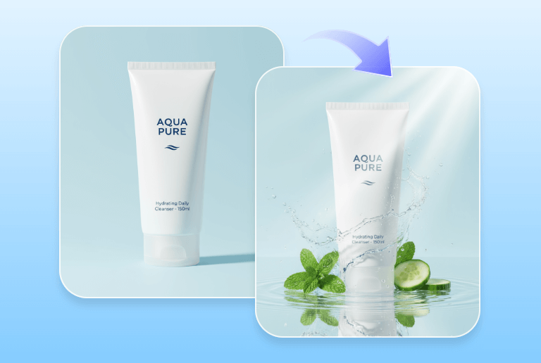 Ai generative fill for product shot