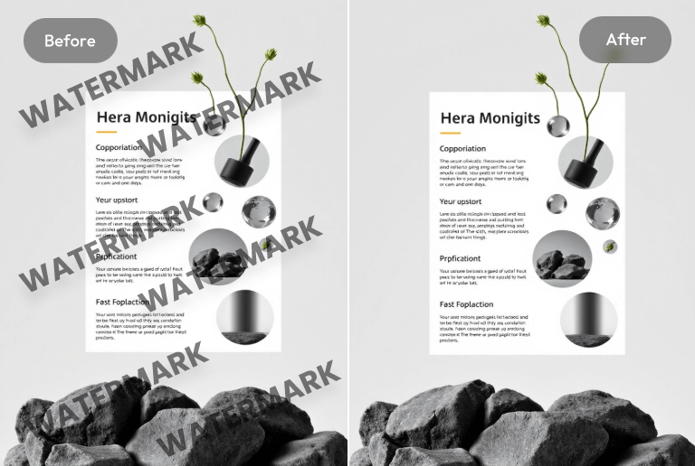 Delete stamp from a document