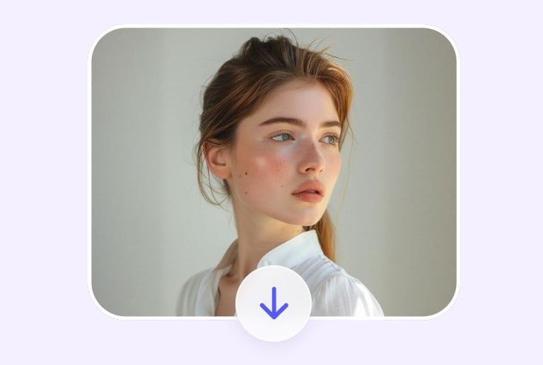 Download the photo of a beautiful woman without watermarks