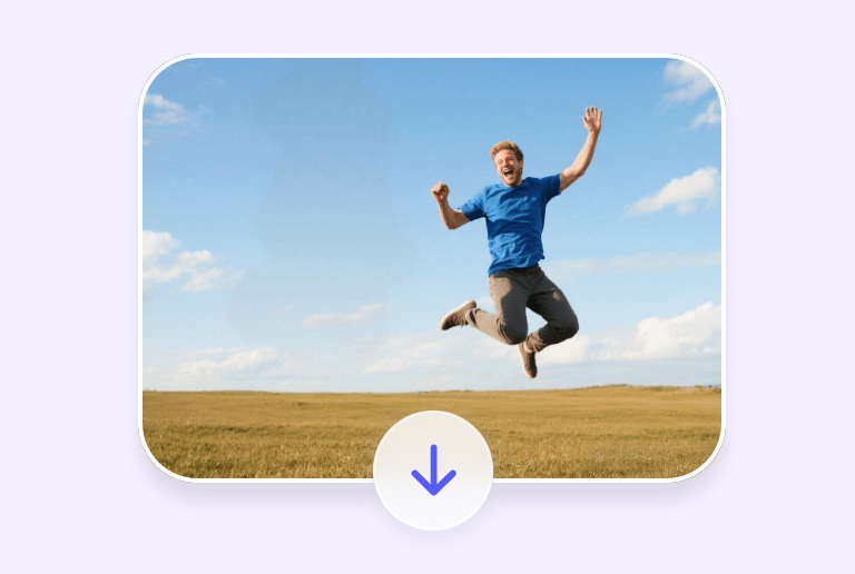 Download the photo of a man with another guy removed