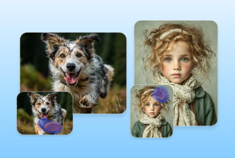 Remove unwanted elements from two different images