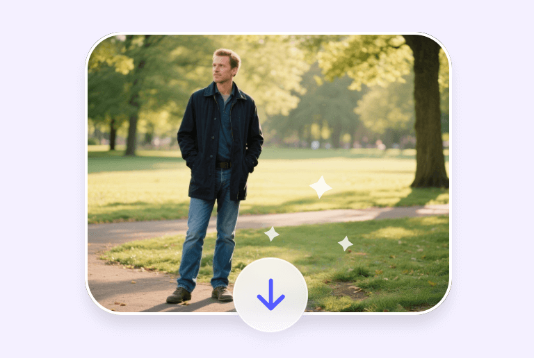 Step three to preview and download the removed picture