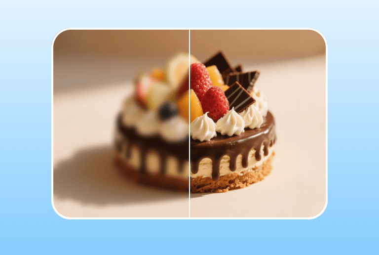 Step two to process this unlcear picture