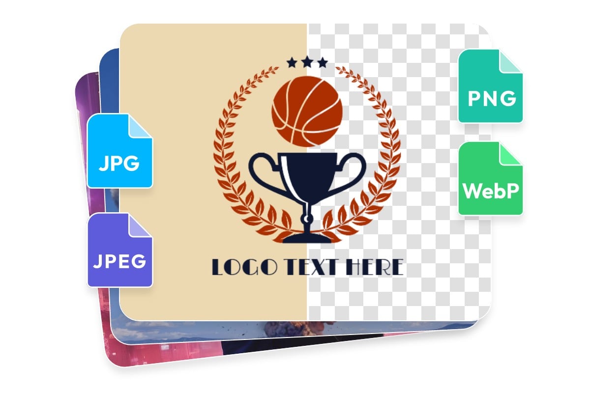 Bulk remove the background of complex logos in different formats including jpg png jpeg webp