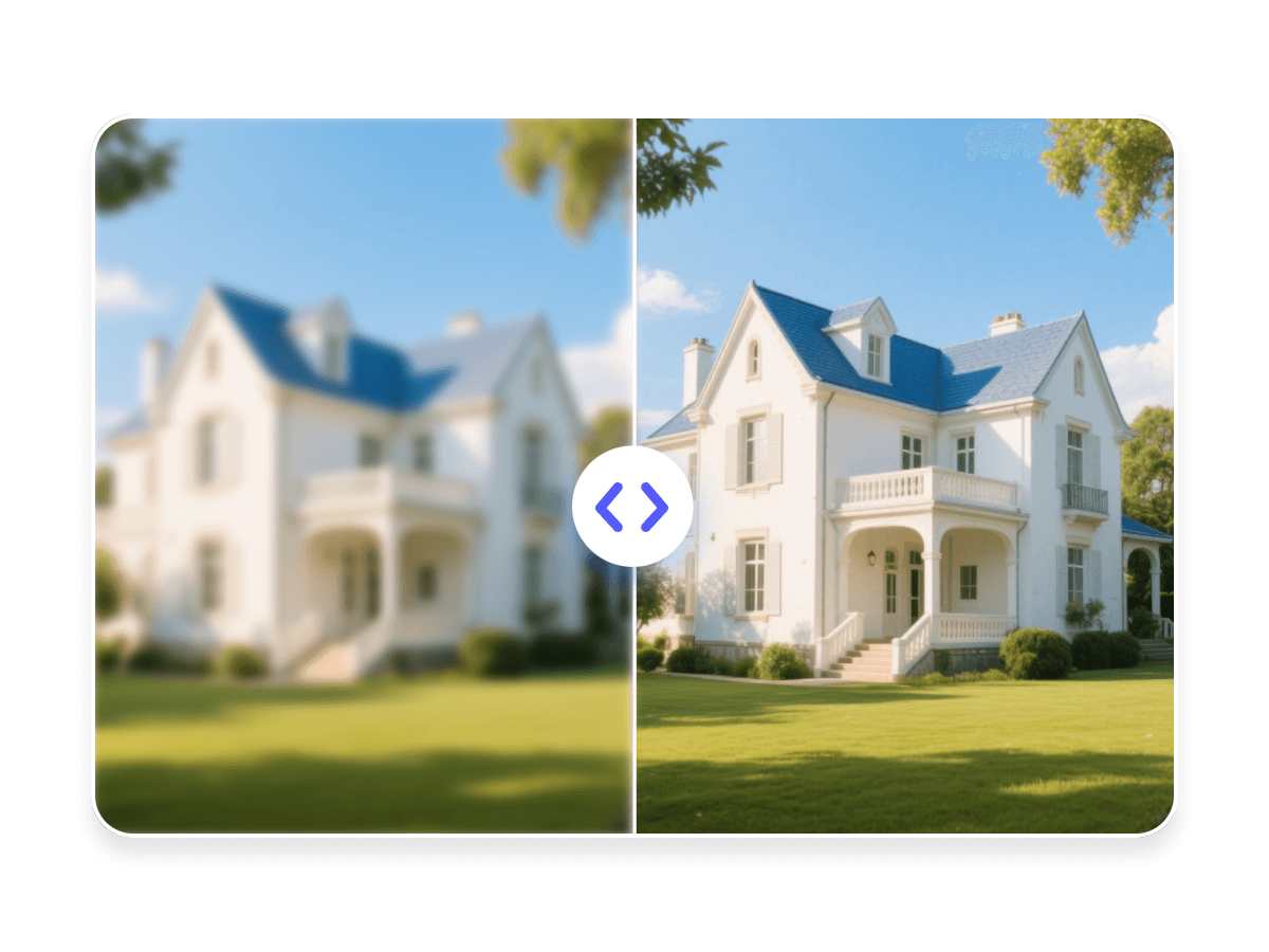 Enhance the house picture for real estate