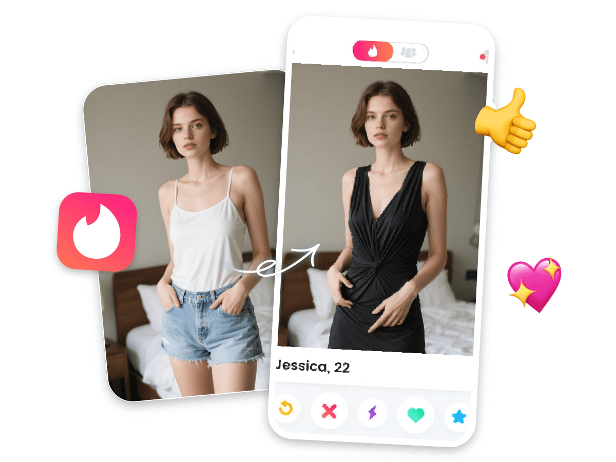 Look better on dating apps like tinder