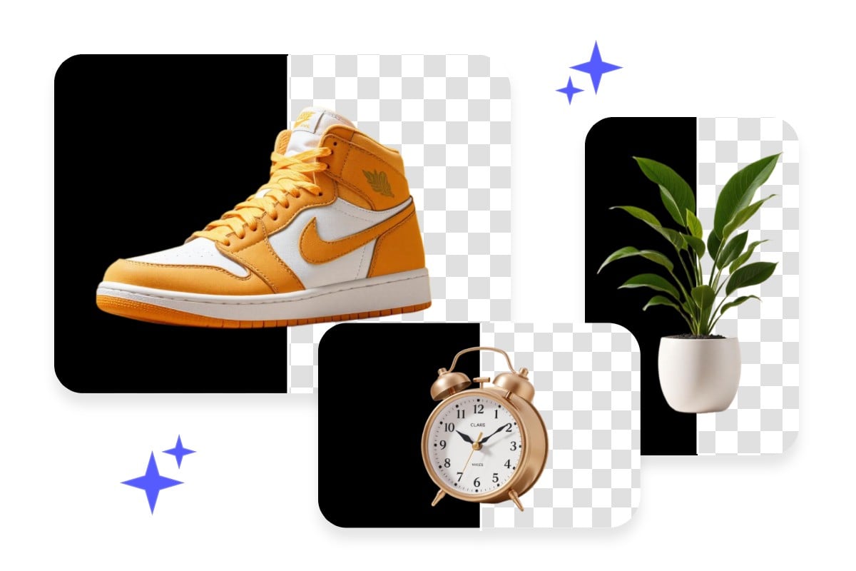 Remove black backgrounds from multiple images in bulk