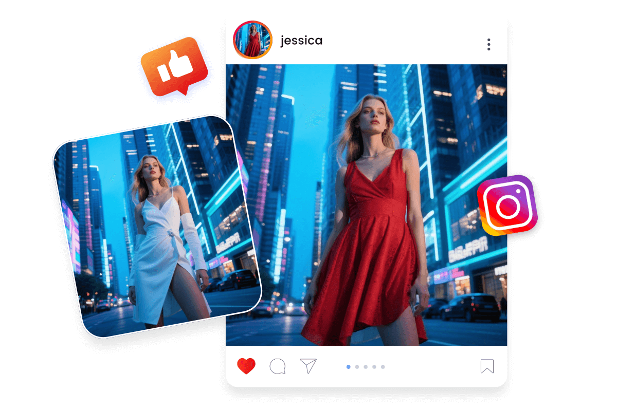 Undress and redress looks you can share on social media